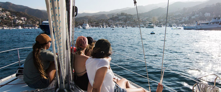 Women sailing